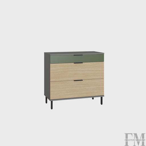 Комод «Марвэл 16.234.03», зеленый